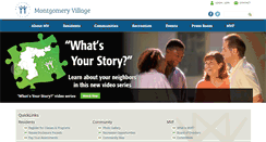 Desktop Screenshot of montgomeryvillage.com